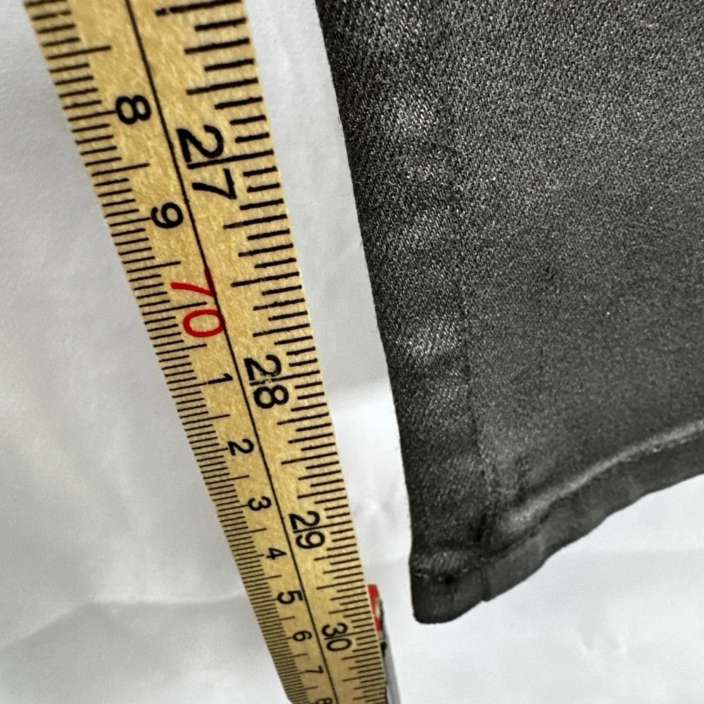 Vizcaino Women Silver/Gray‎ Shimmery Skinny Pants Size 27